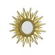 Petit miroir solaire doré Sunburst en plastique 30 cm