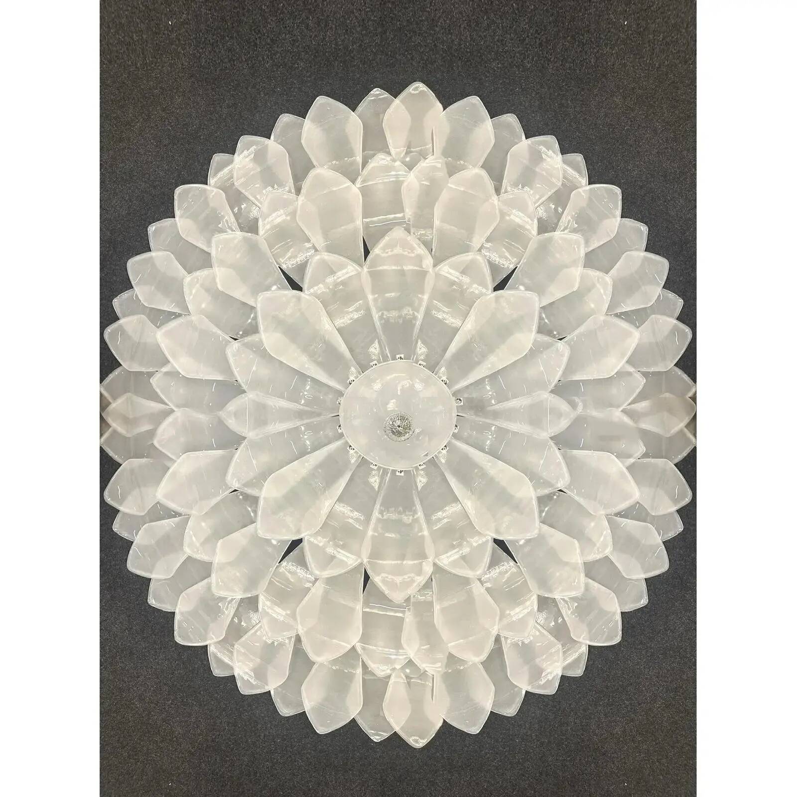 Artistic Sanded Glass Flush Mount by Simoeng for Simoeng