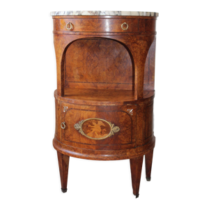 table de chevet, demi-lune,
