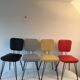 Quatre chaises vintage pied Eiffel