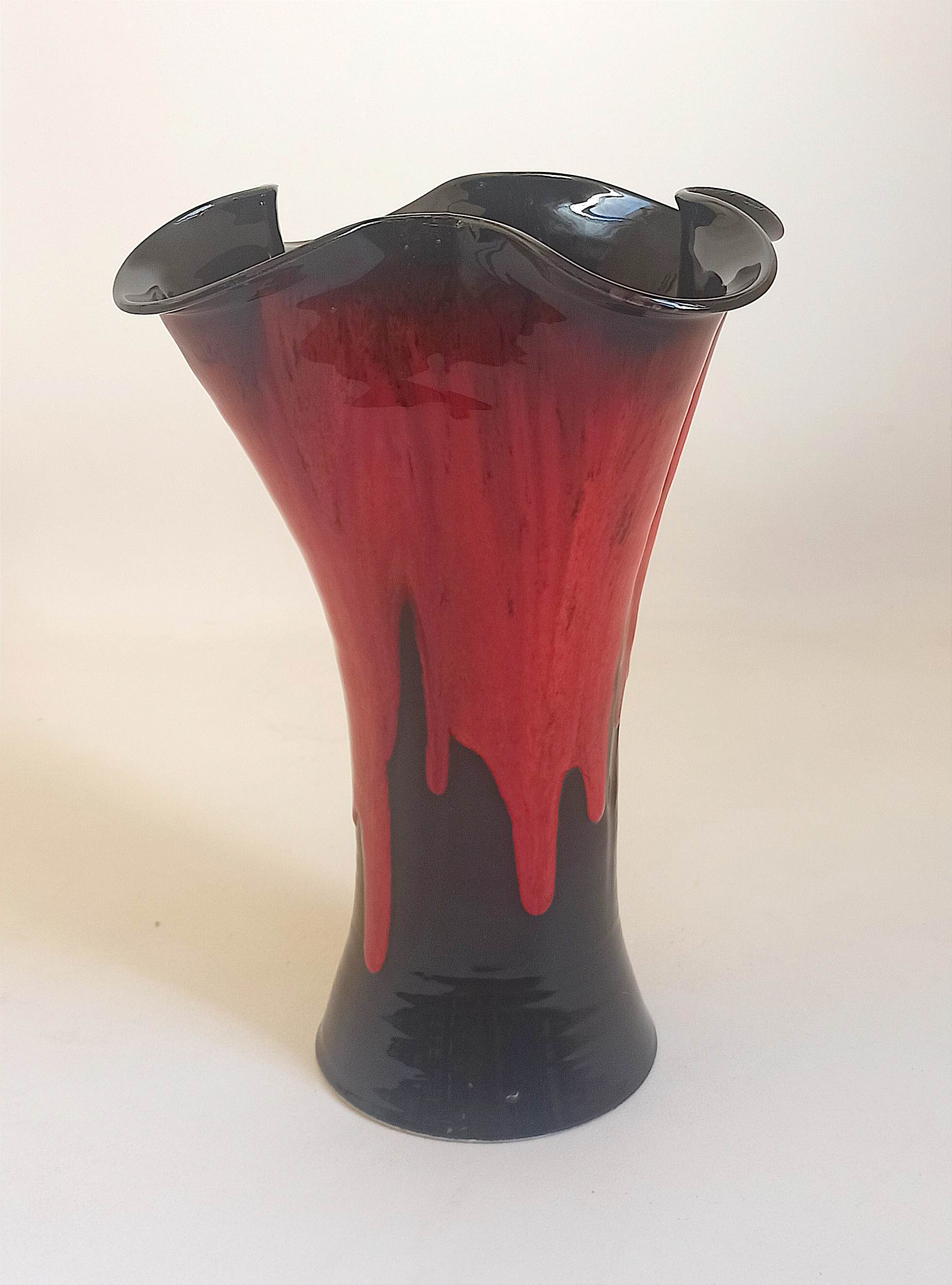 Vallauris ceramic vase 60s Height 37 cm