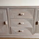 Buffet vintage en rotin Vivai del Sud