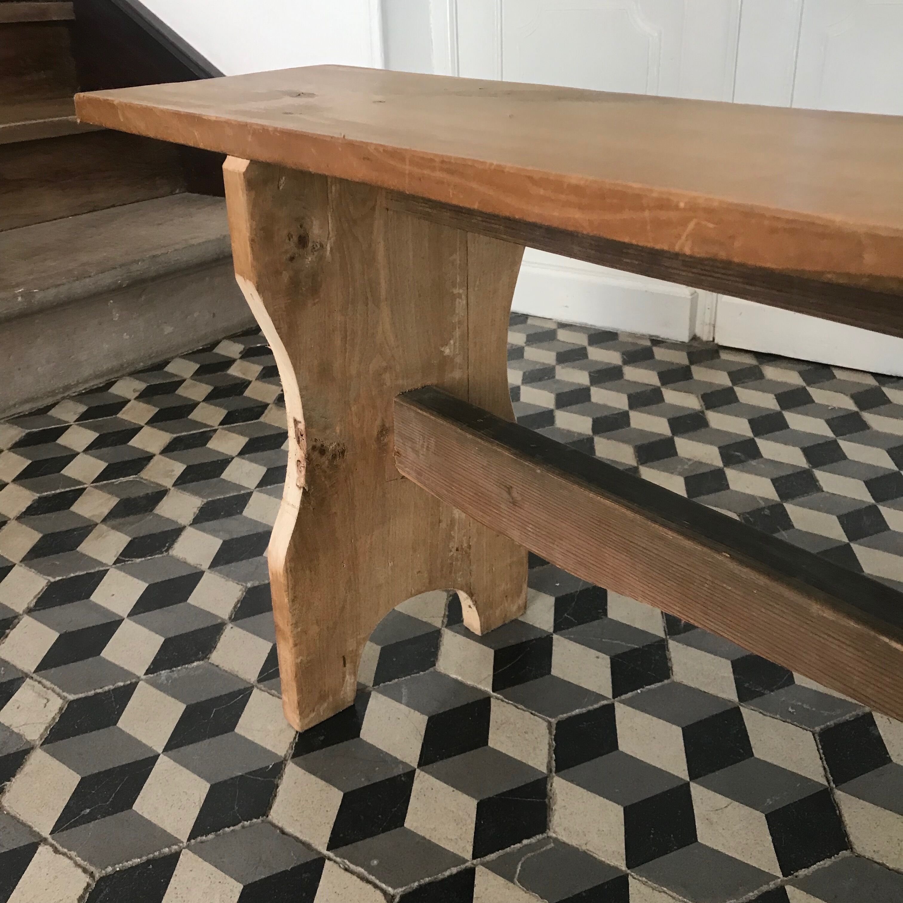 Wooden bench