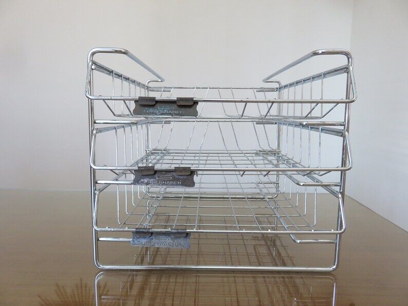 Mail range " GRIESHABER " Germany in chromed metal 60s 70s