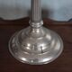Chandelier with 5 lights, large candelabrum, candle holder, interior decoration.