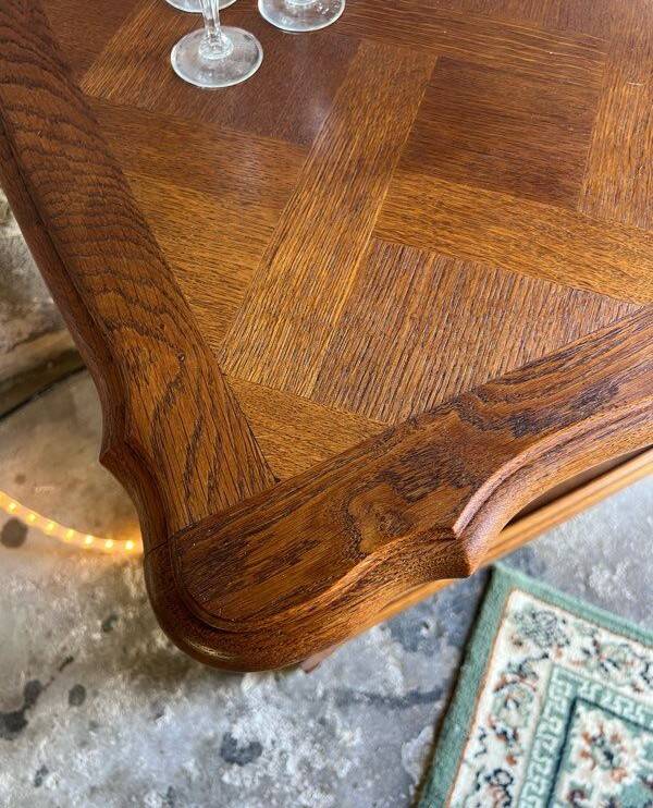 Vintage Napoleon III sideboard in solid oak.