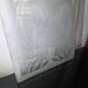 Art Deco engraved glass door panel 1930
