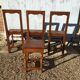 3 chaises lorraine + banc