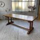 Table en chêne 3m 1950 avec ses allonges