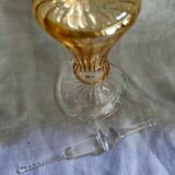 Blown glass perfume bottle