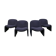 Alky chairs by Giancarlo Piretti, for Castelli