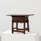17th Century Spanish Oak Side Table with Drawer in Wabi Sabi Style