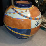 Large oriental ball vase