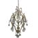 Vintage Crystal Beaded Pendant Light with Murano Glass Drops, Italy
