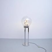 Lampe de sol Sputnik en chrome par Doria Leuchten, années 1970.