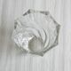 Small twisted glass vase, sleek modern design