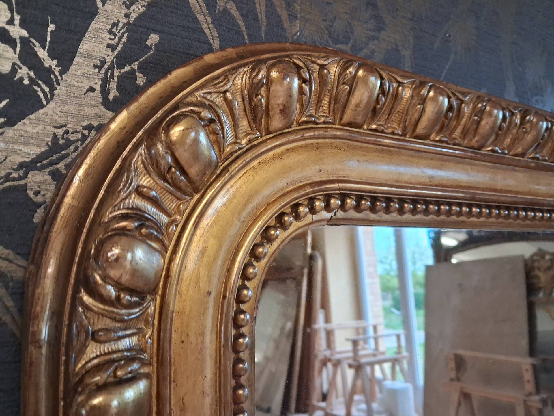 Miroir époque louis Philippe 141 x 112