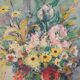 Tableau The bouquet of flowers oil painting