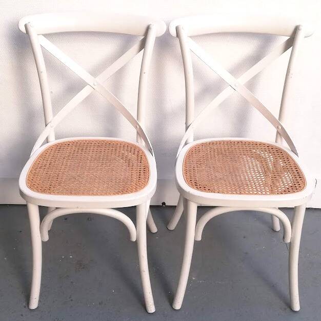Pair of TON 150 chairs