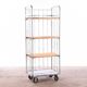 Étagères industrielles sur roues Trolley