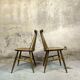 Paire de chaises scandinaves vintage.