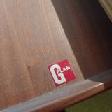 G-Plan oval adjustable table