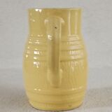 Glazed ceramic pitcher