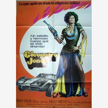 Original film poster of 1974.cleopatra Jones