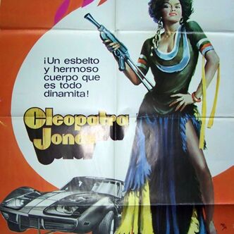 Original film poster of 1974.cleopatra Jones