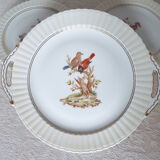 7 bird dessert plates