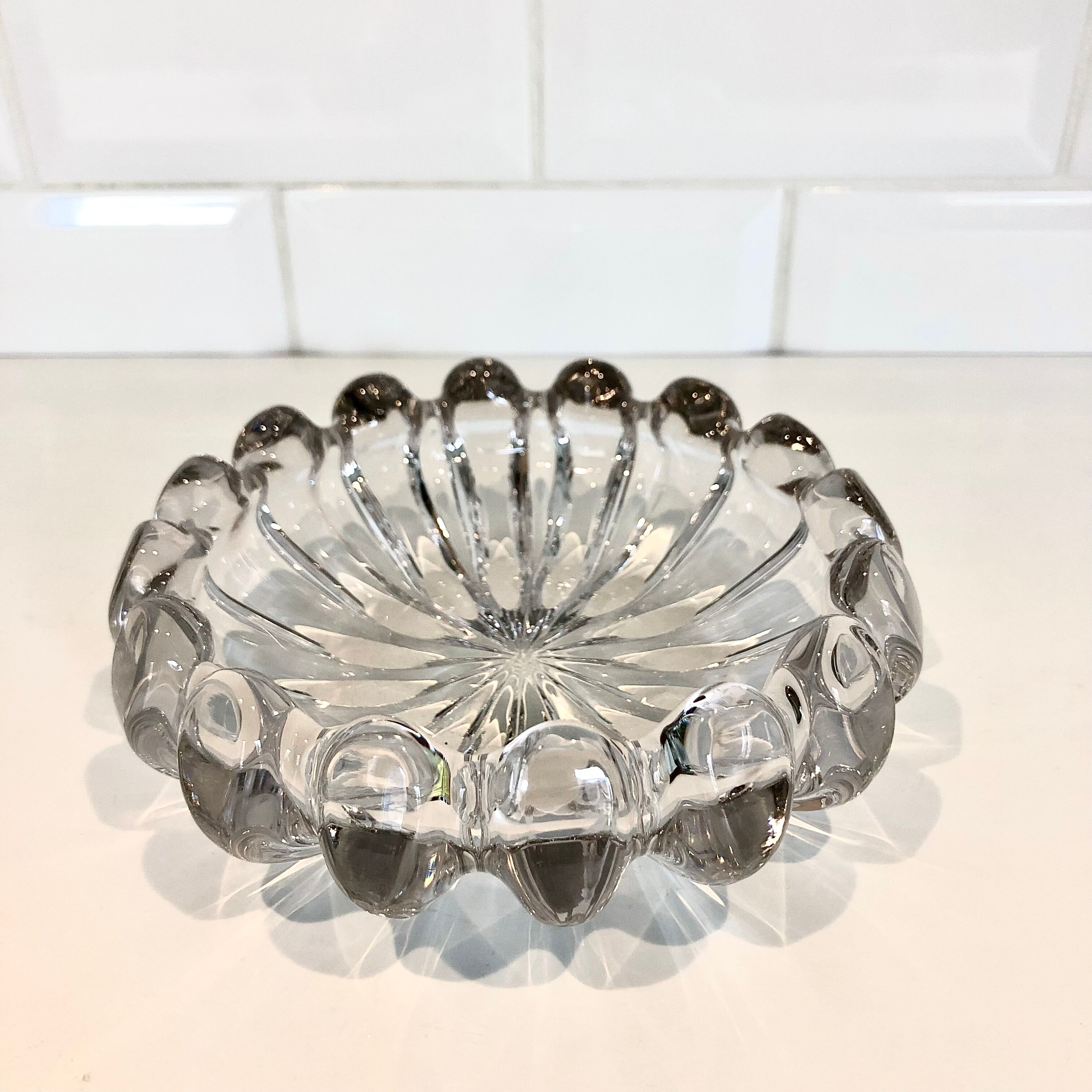 Crystal ashtray -60s