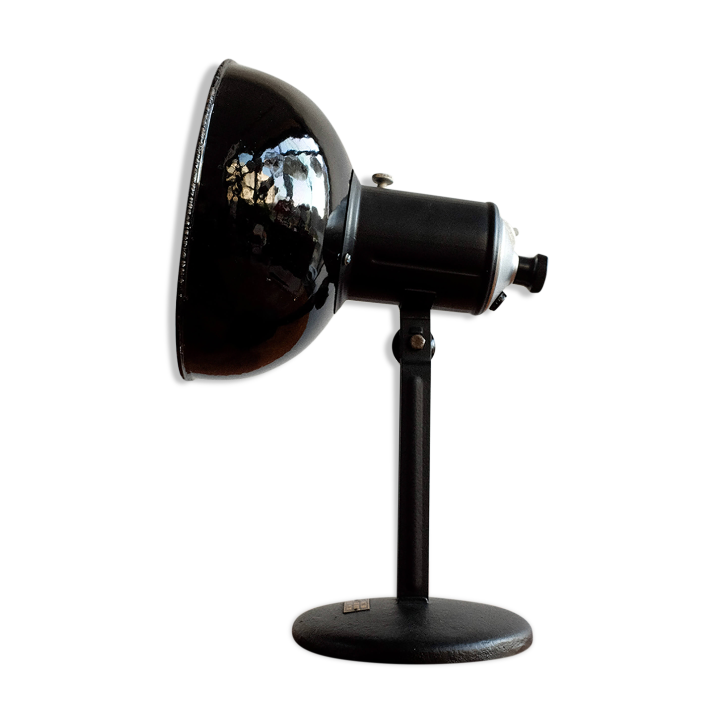 Czechoslovakian industrial adjustable table lamp, 1960s