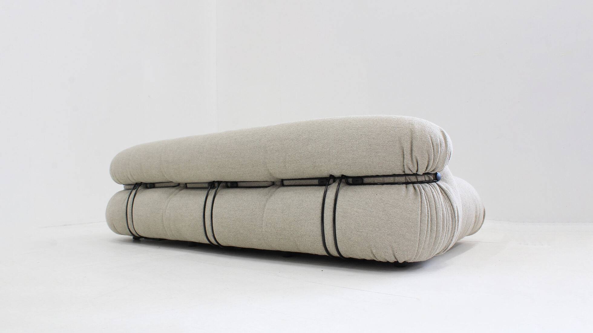 Soriana 3 seater sofa by Afra and Tobia Scarpa for Cassina