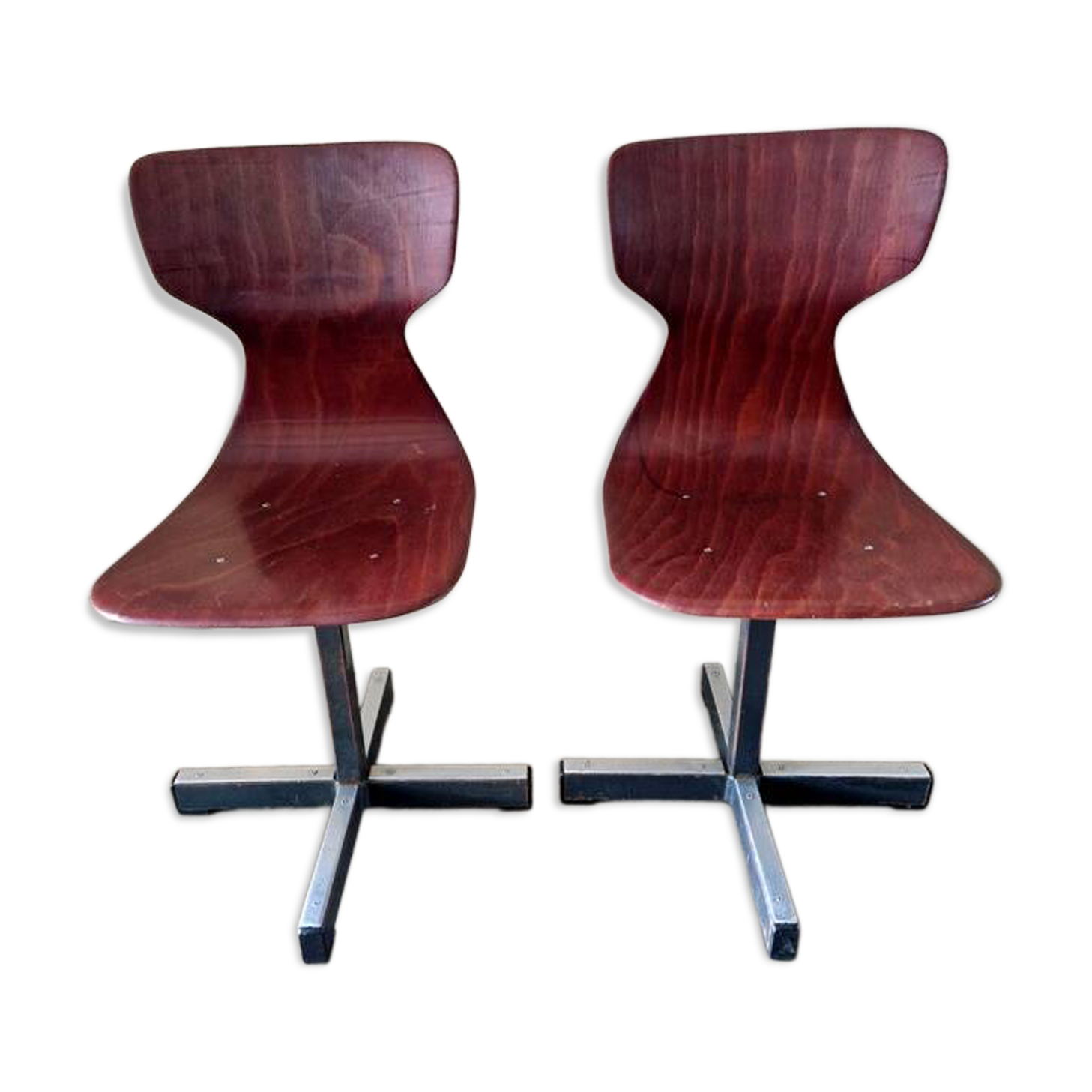 Adam Stegner (1921-2009) - Pair of children's chairs - Pagholz 15113