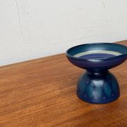 Vintage pottery candlestick from West Germany by KMK Keramik Manufaktur Kupfermühle, 1970s.