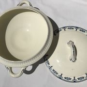 Soupière ou légumier Terre de Fer Salins Sathonay bleu marine
