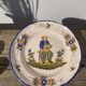 Decorative plate Saint Clement ceramic character decoration
