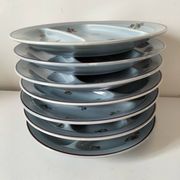 7 assiettes compartimentées Salins France