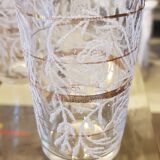 6 patterned cup glasses