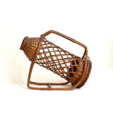 Rattan bottle holder
