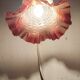 Bronze and glass wall lamp. Spain, 1940s.