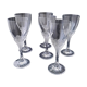 6 water glasses or large wine glasses in Cristal d'Arques Model Granville
