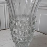 Vase années 50 en verre