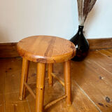 Vintage pine stool