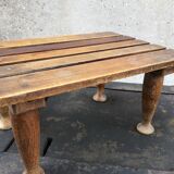Vintage rustic feet rests