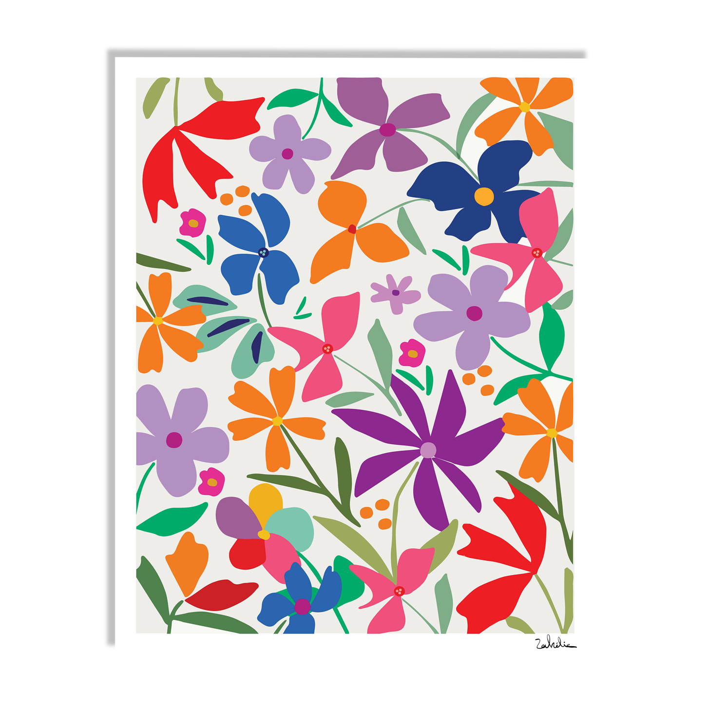 Draw "Country Garden"