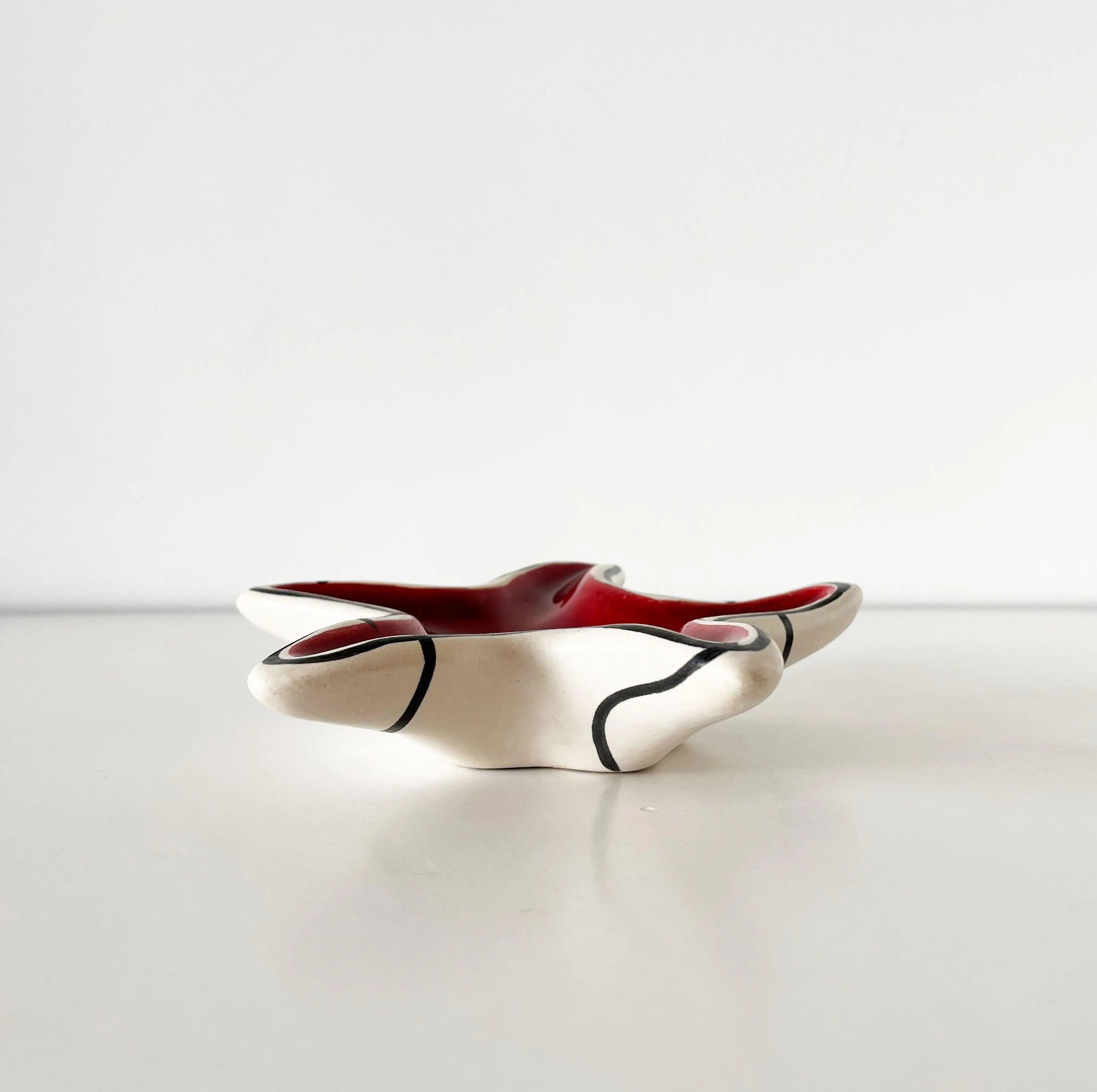 Starfish ceramic catchall 1950