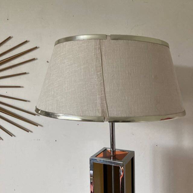 Large 70s plexiglass lamp