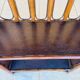 Vintage two-tier bamboo and rattan shelf with storage, Circa 1960
