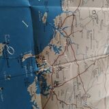 Vintage map of Brittany